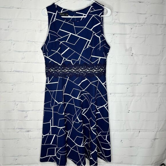 Homeyee size 12 blue dress - Picture 1 of 7